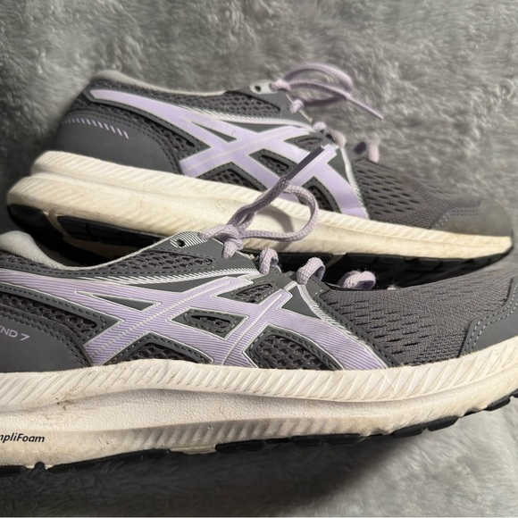 ASICS Women Gray &Pink Salt  Running Shoes - Picture 5 of 13